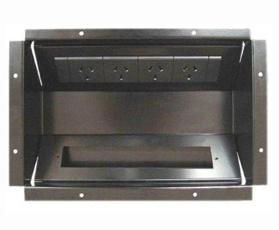 Undercarriage - 4 (Quad) GPO'S & 4 (Quad) Data Ports - The Softwiring Shop - Electrical Soft Wiring