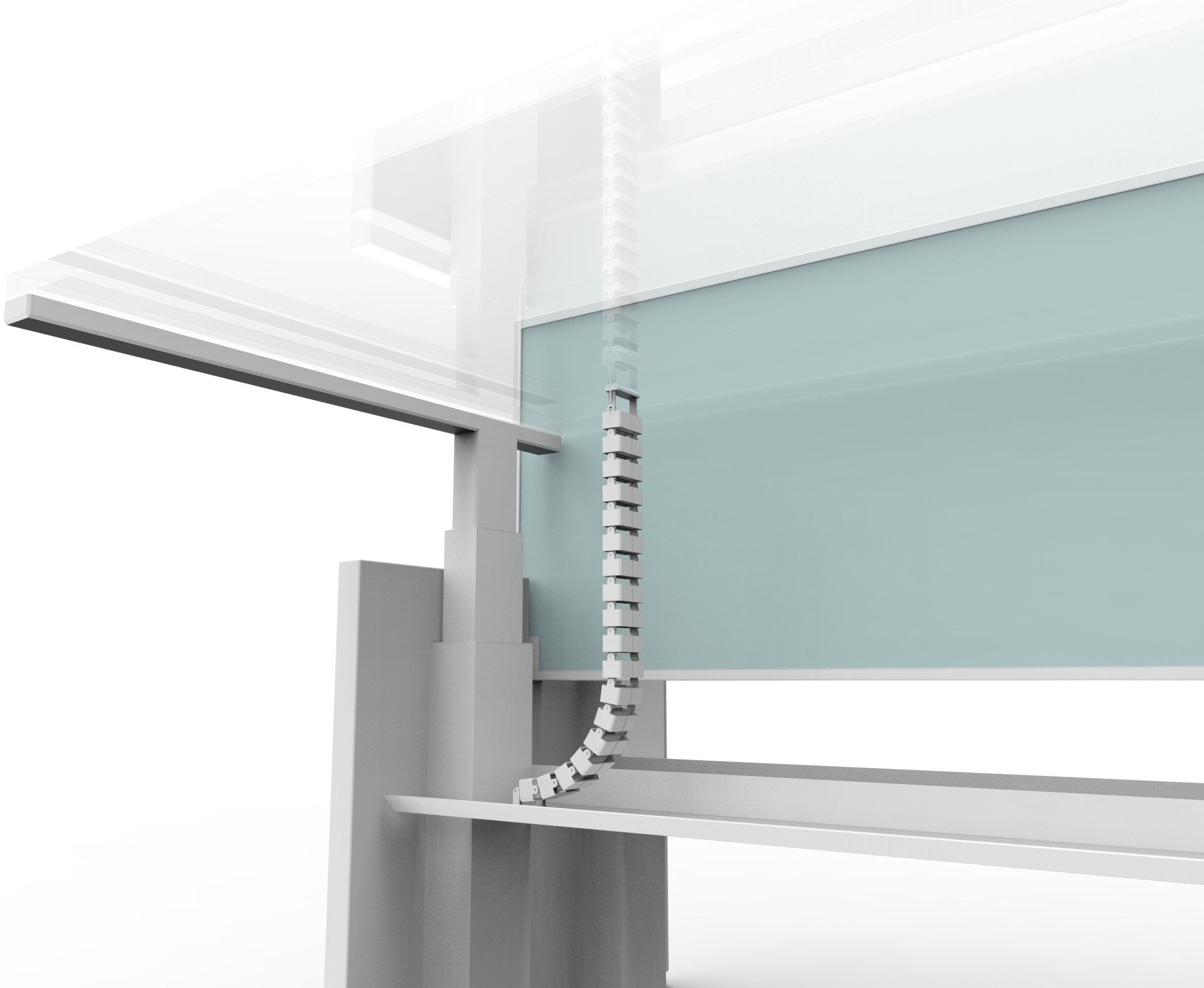 Workstation Umbilical - Trax DOUBLE - The Softwiring Shop - Cable Management