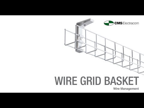 CMS Cable Basket Wire Grid Cable Management video The Softwiring Shop